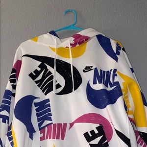 Nike all over print hoodie
